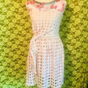 PRICE FIRM NWDT NAF NAF PARIS CROCHETED DRESS